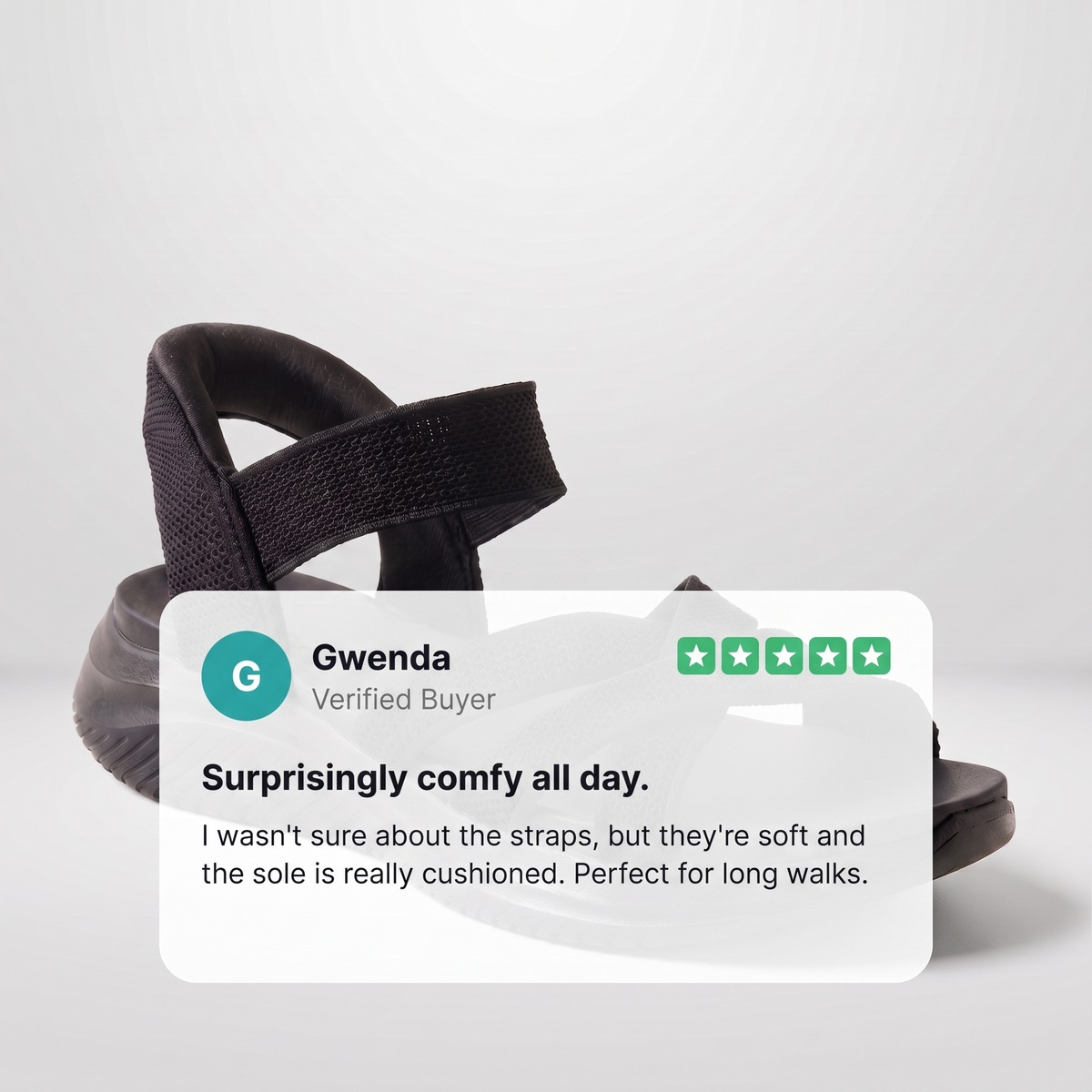 ELMSWICK ULTRA-FLEX KNIT SANDALS