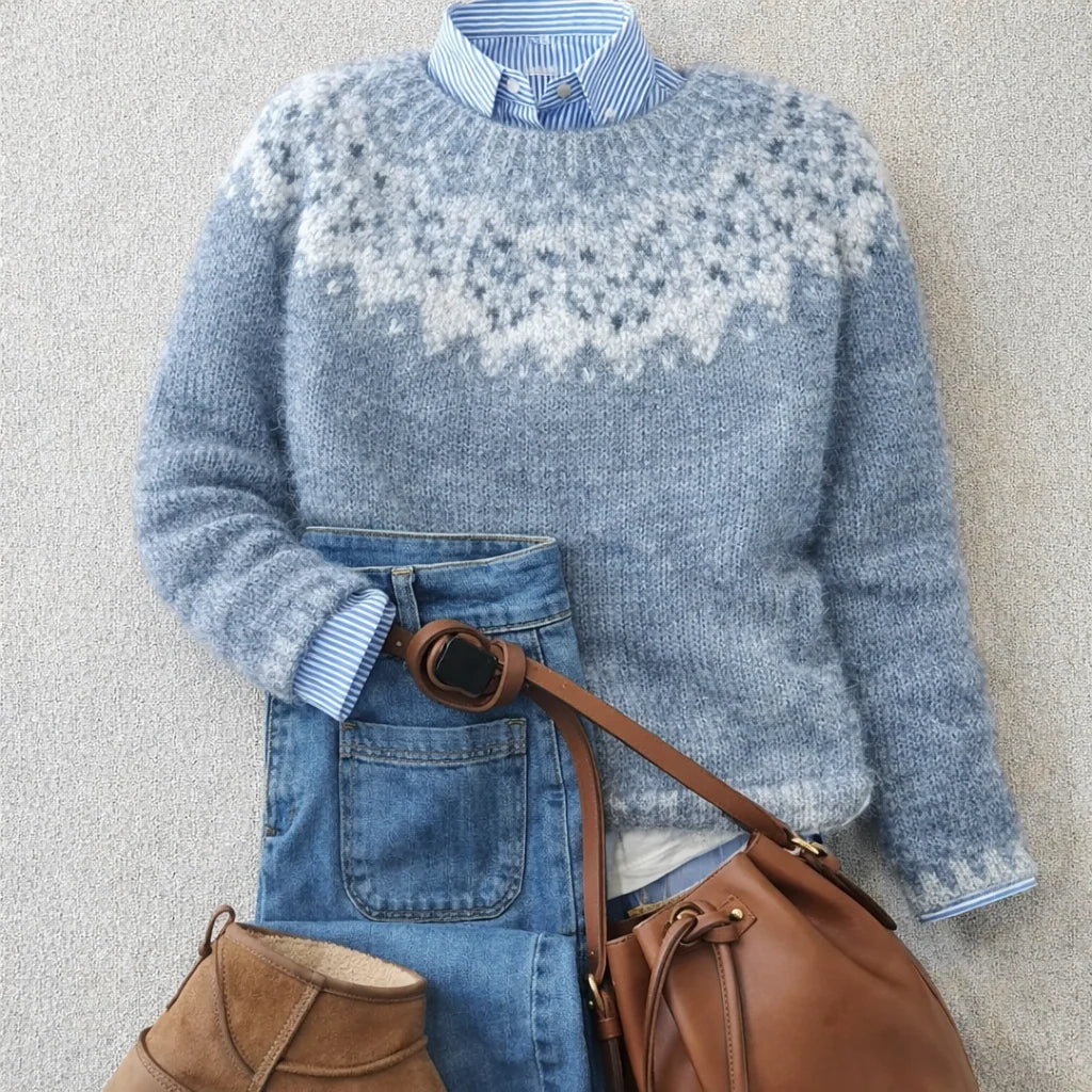 Simona - Chic Vintage Knit Sweater